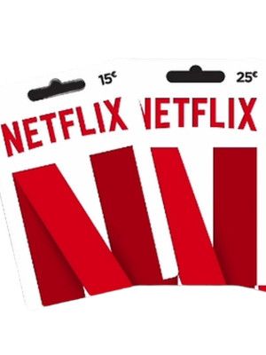 Tarjeta de Netflix. Contenidos digitales.