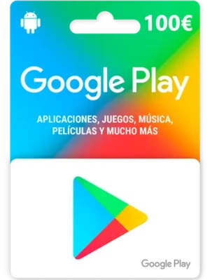 Tarjeta de Google Play. Contenidos digitales.